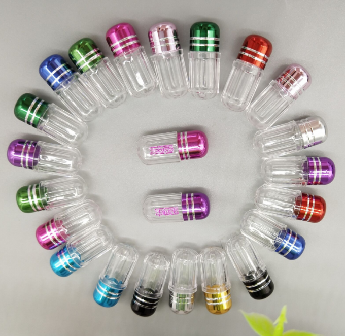 Bouteilles de empaquetage de capsule simple en plastique vide pharmaceutique pour les capsules sexuelles de fines herbes d'amélioration