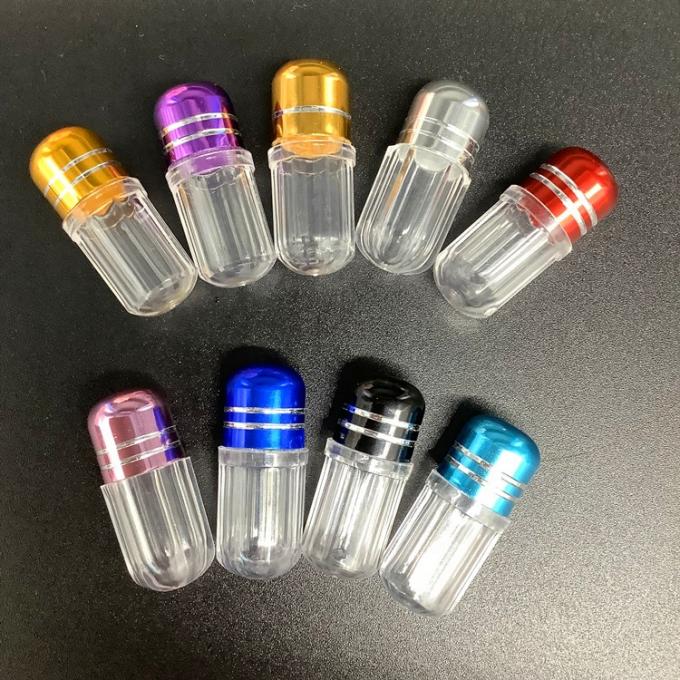 La capsule simple écosse la bouteille sexuelle d'emballage de pilule   un bon nombre d'actions