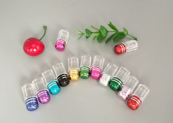 la petite balle en plastique de conteneurs de pilule de 3ml picoseconde forment des bouteilles d'emballage de capsule