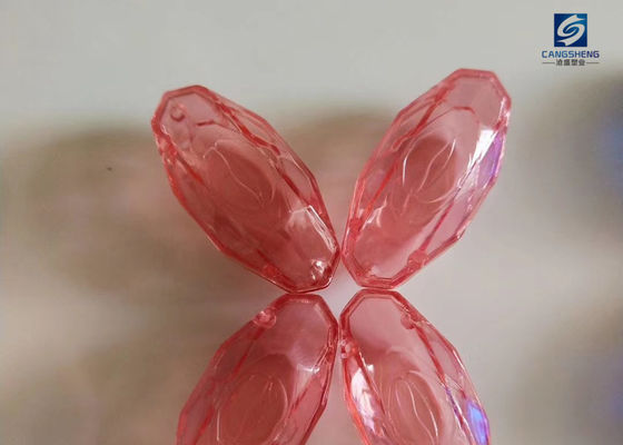 Bouteilles de pilule en plastique vides du rose 2ml 15mm pour la capsule simple
