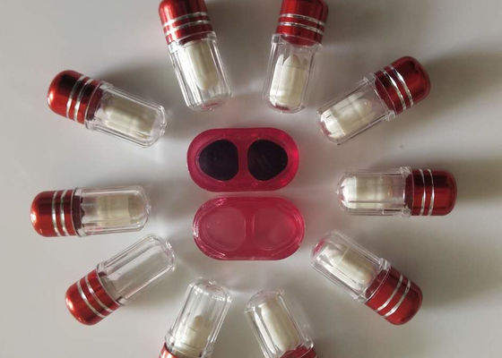 Capsules vides de pilule de l'espace libre 2ml simple hexagonal du conteneur 13mm