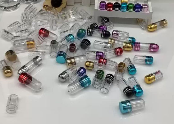Bouteilles de empaquetage de petite de pilule d'OEM capsule en plastique des conteneurs 14mm