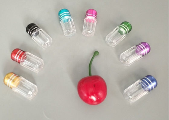 bouteille en plastique de picoseconde de conteneur simple de la pilule 2ml de 14mm avec le chapeau en métal