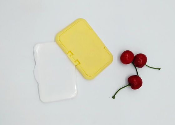 Le bébé non rechargeable humide du couvercle 65mm de chiffons de polypropylène essuie le couvercle en plastique