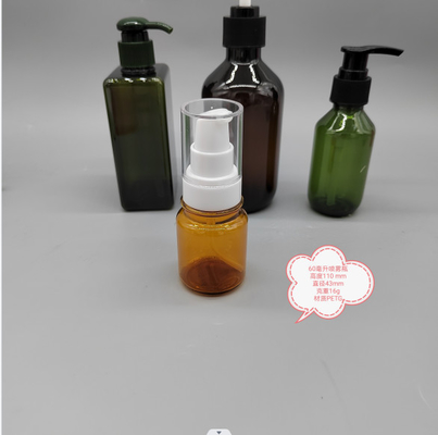 Produit chimique en plastique vide de bouteilles de jet de volume de l'alcool 60ml libre