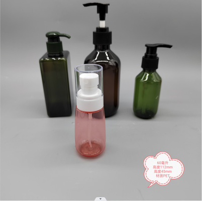 Produit chimique en plastique vide de bouteilles de jet de volume de l'alcool 60ml libre