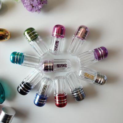 Bouteilles de pilule en plastique vides de GV 13mm une forme de balle de capsule