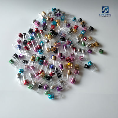 Capsules bleues de rhinocéros de pilule de GV 15mm de chapeau en aluminium clair de bouteilles