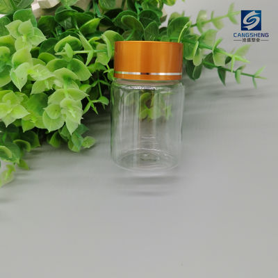 L'emballage pharmaceutique clair met de petits conteneurs en bouteille en plastique de la pilule 30ml