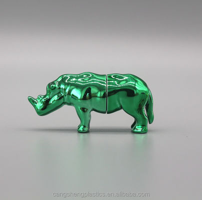 La capsule simple de l'ABS 10g écosse la capsule d'or de rhinocéros de papier d'aluminium