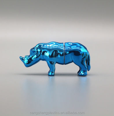 La capsule simple de l'ABS 10g écosse la capsule d'or de rhinocéros de papier d'aluminium