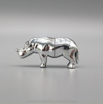 La capsule simple de l'ABS 10g écosse la capsule d'or de rhinocéros de papier d'aluminium
