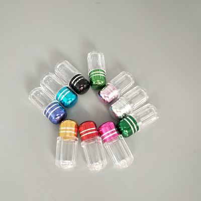 capsules en plastique vides de pilule de pourpre de 12mm pour le supplément de soins de santé