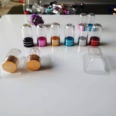 chapeau en aluminium de 16mm 2g Mini Pill Bottles Cylindrical Shape