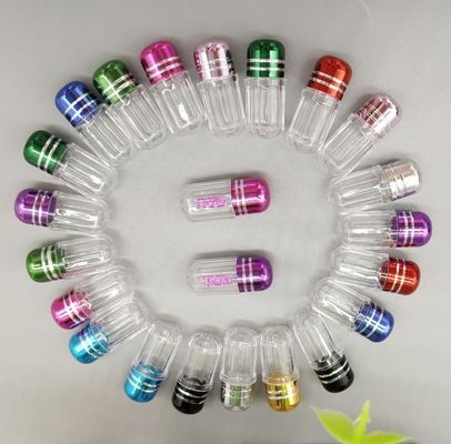 Capsules en plastique vides cylindrique de pilule de 13mm Mini Pill Bottles 2ml