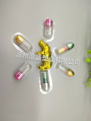 capsule simple en plastique du rhinocéros 69 du conteneur 12mm de la pilule 2g