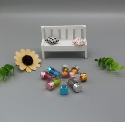 capsules en plastique de pilule de 15mm