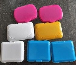 Couvercles humides imperméables de chiffon de bébé de Flip Lid FDA 65mm Repurpose de tissu