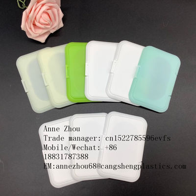couvercle de boîte non rechargeable humide de chiffon de polypropylène de couvercle de chiffons de 67mm
