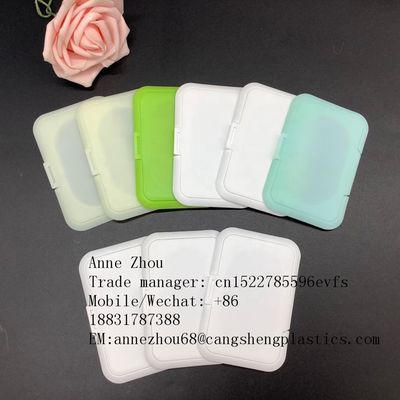 Couvercles en plastique de chiffons de tissus de bébé de polypropylène humide du couvercle ISO9001 100mm