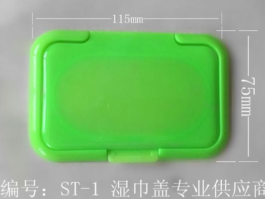 couvercle humide ISO9001 non rechargeable Flip Top Cap de plastique de chiffons de 65mm