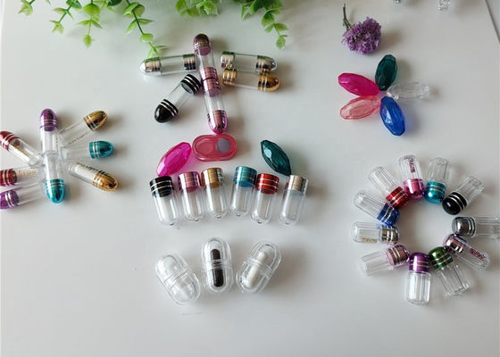 petits conteneurs en plastique de la pilule 1g