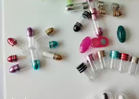 capsule en plastique d'or de rhinocéros des bouteilles de pilule de l'espace libre 2ml ISO9001