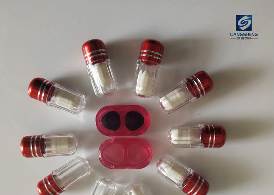 balle vide claire de capsules de 13mm former la capsule noire de rhinocéros