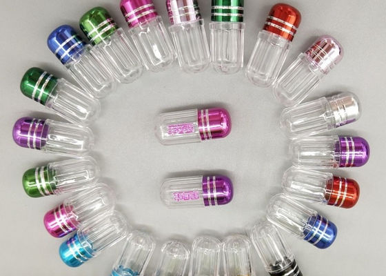 Bouteille vide d'emballage de pilule de bouteille de capsule du rose 2g