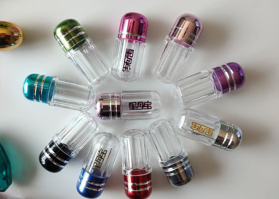 Les chapeaux en aluminium vident la capsule met le rhinocéros en bouteille 2g noir simple