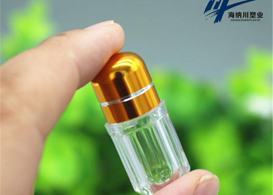 L'emballage en plastique de capsule de l'or 2g met en bouteille avec le chapeau de couronne en métal