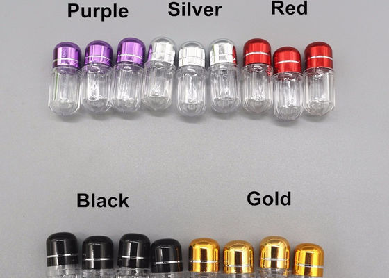 L'emballage en plastique de capsule de l'or 2g met en bouteille avec le chapeau de couronne en métal