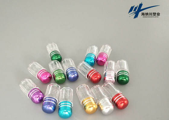 Emballage simple en plastique clair de capsule d'OEM de bouteilles de pilule de picoseconde
