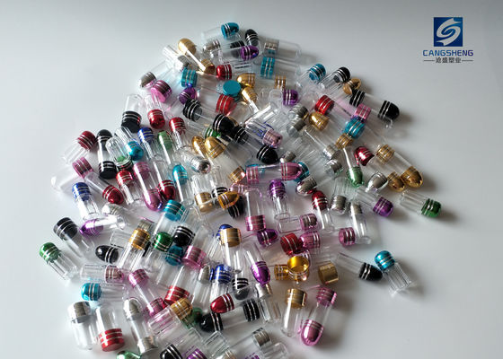 Capsule simple Mini Pill Bottles de petits conteneurs en plastique de pilule de GV 2g