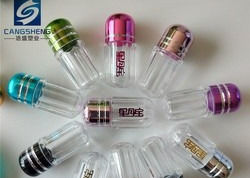 Petites bouteilles de pilule minuscules en plastique des capsules 2g du pourpre ISO9001