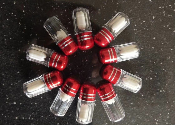 l'emballage de la capsule 2g de 15mm met le plastique en bouteille octogonal de picoseconde de forme