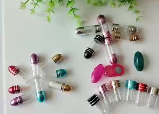 Les coquilles vides de capsule d'ODM 15mm mettent en bouteille avec les boursouflures en plastique