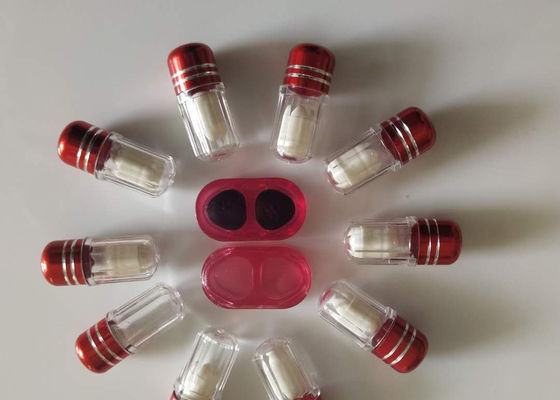 l'emballage rose de la capsule 2ml met le supplément en bouteille de soins de santé