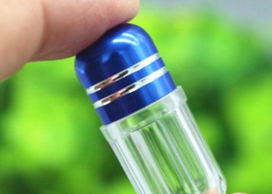 bouteille en plastique de picoseconde de conteneur simple de la pilule 2ml de 14mm avec le chapeau en métal