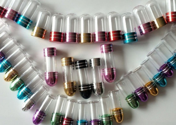 capsule sexuelle simple en plastique claire de renforceur des bouteilles de pilule de 16mm 3g
