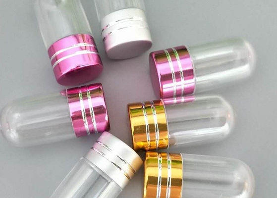 capsule sexuelle simple en plastique claire de renforceur des bouteilles de pilule de 16mm 3g