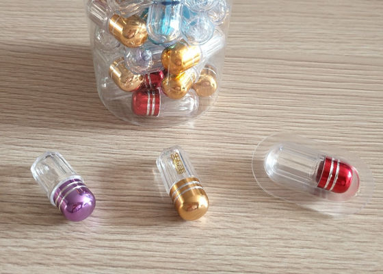 La pilule 5g en plastique vide d'or capsule la couverture de la boursouflure ISO9001