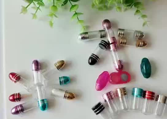 Capsules vides de pilule de l'espace libre 2ml simple hexagonal du conteneur 13mm