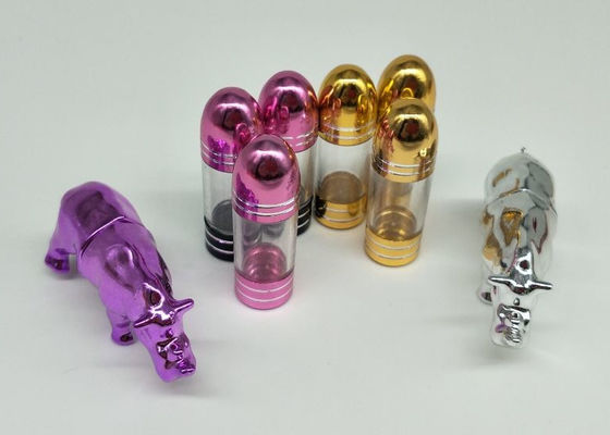 Capsules simples en plastique d'or de rhinocéros d'ODM du conteneur 3g de pilule d'ABS