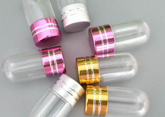 Capsule simple des bouteilles de pilule de l'espace libre ISO9001 2ml avec le chapeau en métal