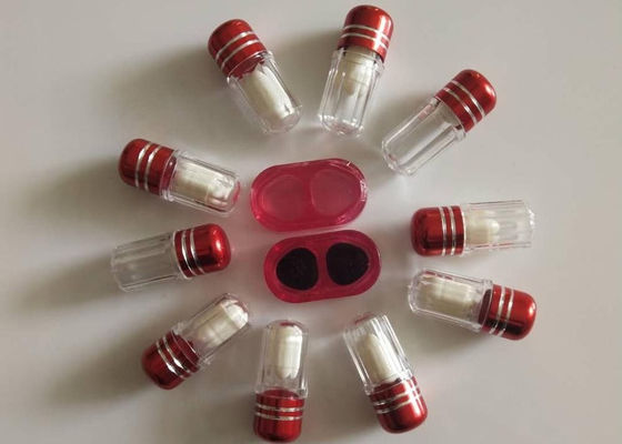 Petite capsule simple d'or de supplément de soins de santé de bouteilles de pilule de picoseconde