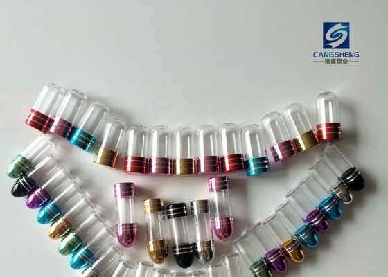 Petite capsule simple d'or de supplément de soins de santé de bouteilles de pilule de picoseconde