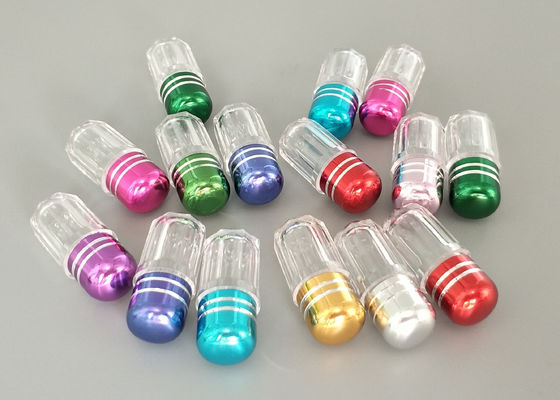bouteille en plastique de 3g 13mm avec la capsule vide Shell de boursouflure claire de chapeau en métal