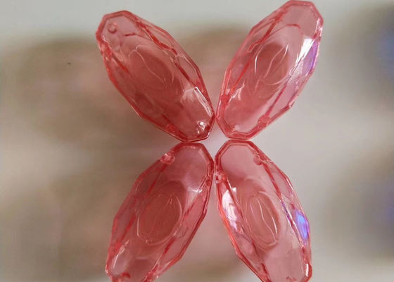 Pilule de polypropylène de rose la petite met les bouteilles en bouteille de pilule en plastique de l'espace libre 10ml