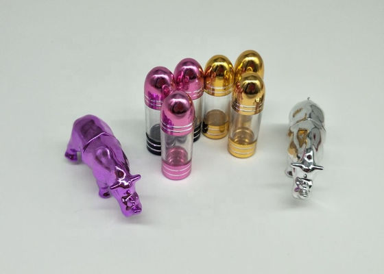 conteneurs en plastique en plastique clairs de pilule des bouteilles de pilule de 36mm petits 3g